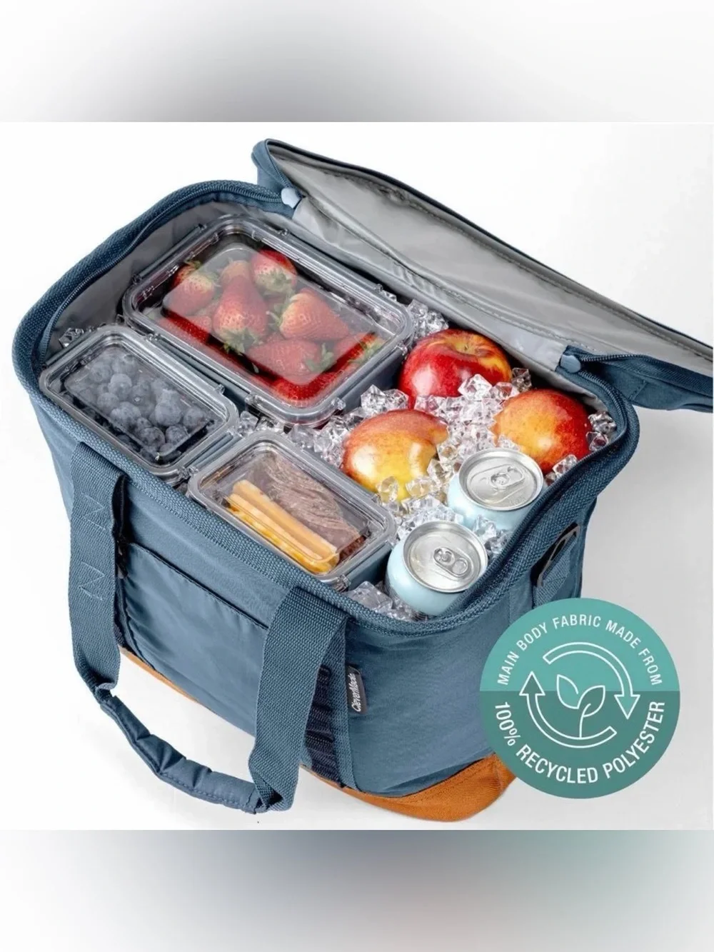 New CleverMade Collapsible Tahoe Cooler 30 Cans Soft Sided Cooler Ocean